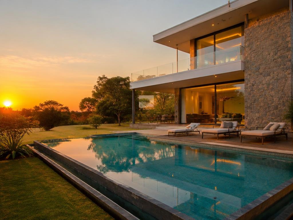 Modern family villa in Theni